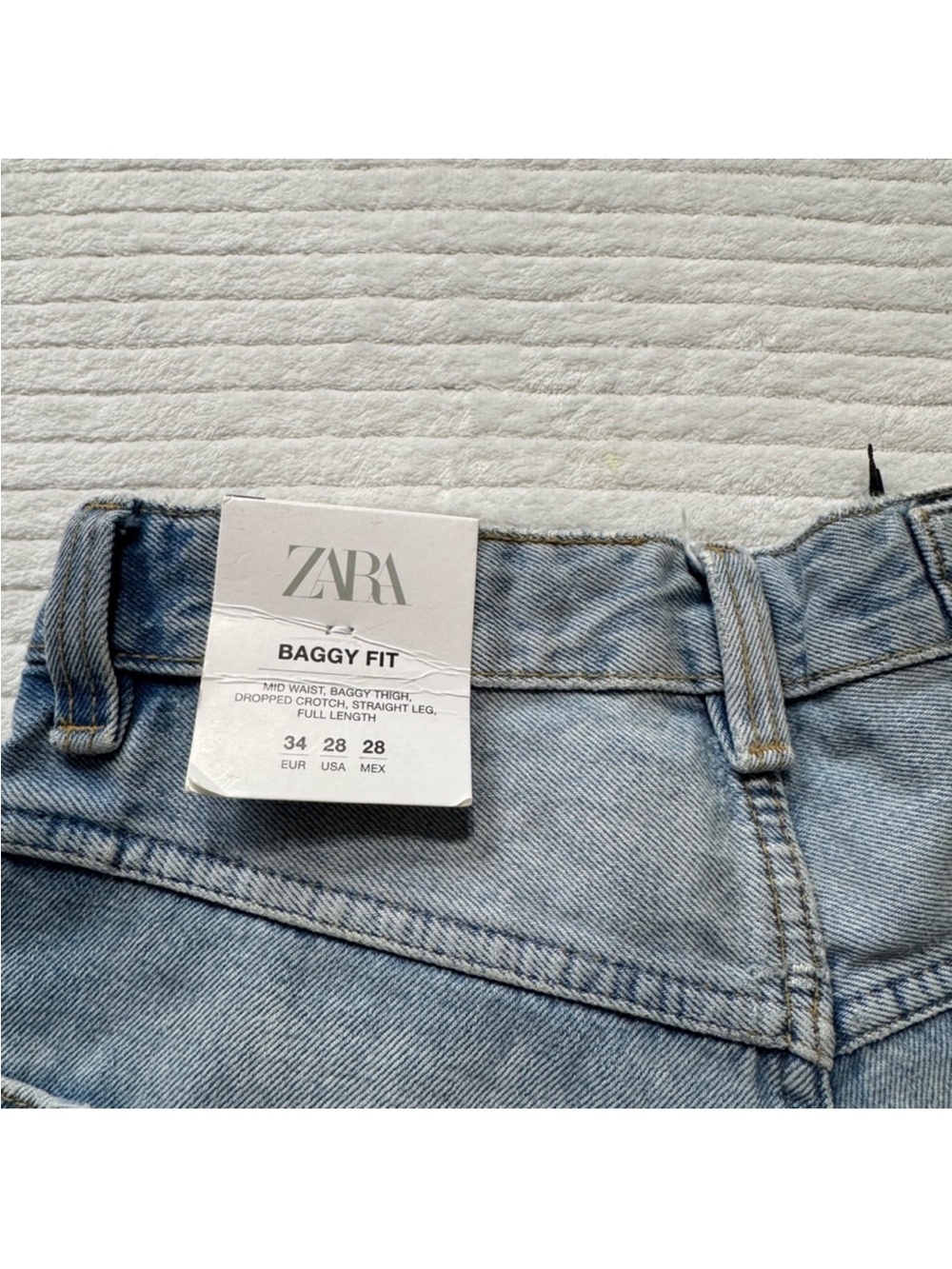 Zara Light Wash Men’s Bootcut Jeans - Picture 8 of 10
